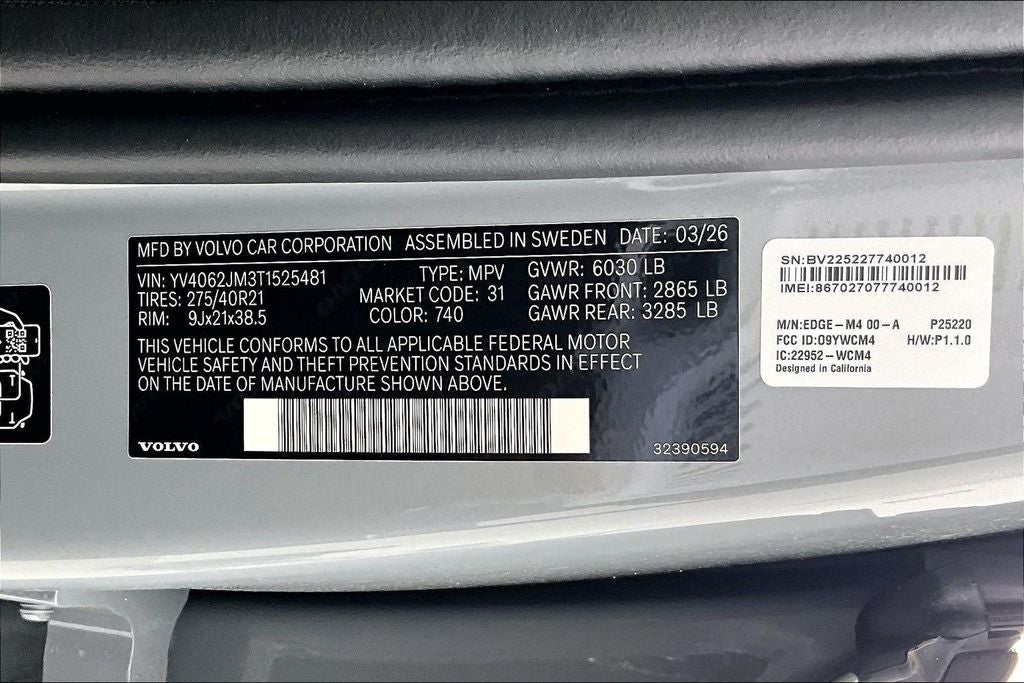 2026 Volvo XC90 B6 Ultra
