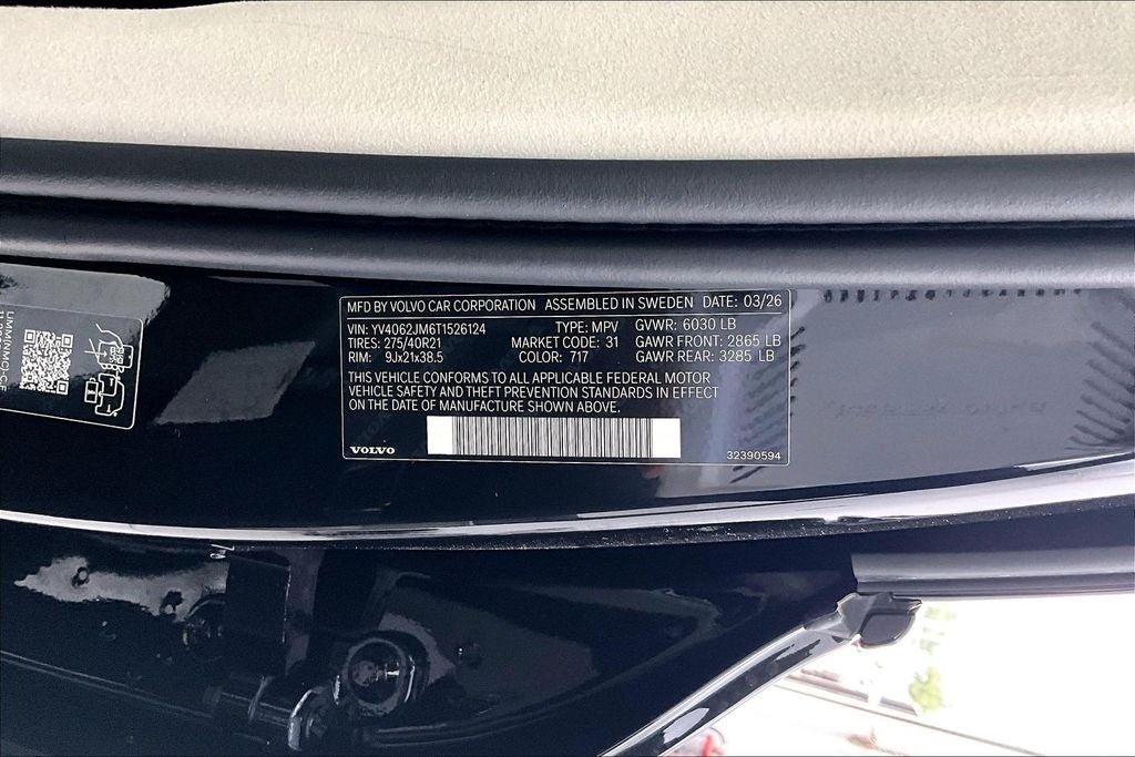 2026 Volvo XC90 B6 Ultra