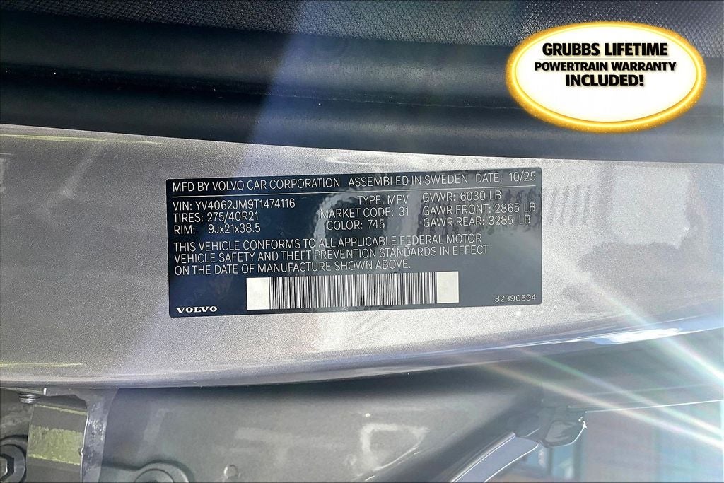 2026 Volvo XC90 B6 Ultra