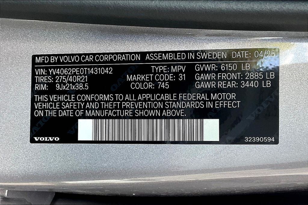 2026 Volvo XC90 B6 Plus 7-Seater