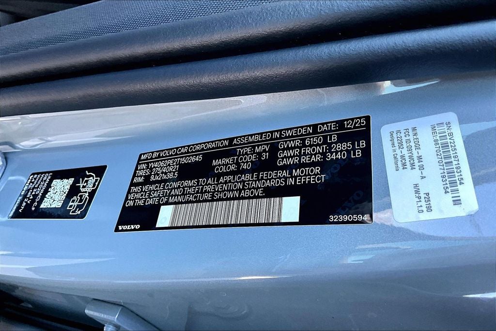 2026 Volvo XC90 B6 Plus 7-Seater