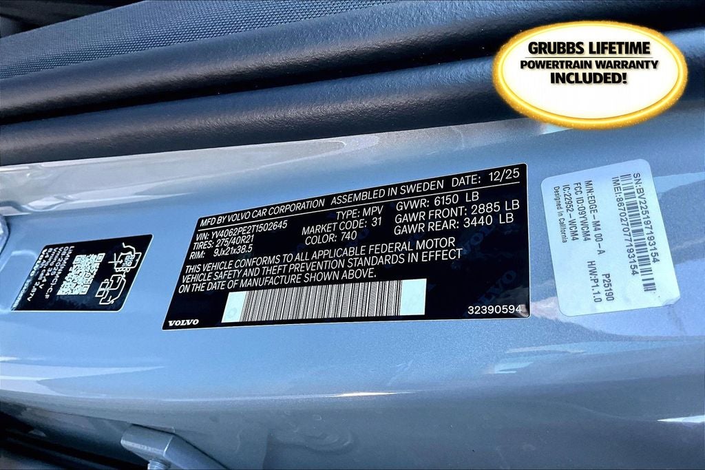 2026 Volvo XC90 B6 Plus 7-Seater