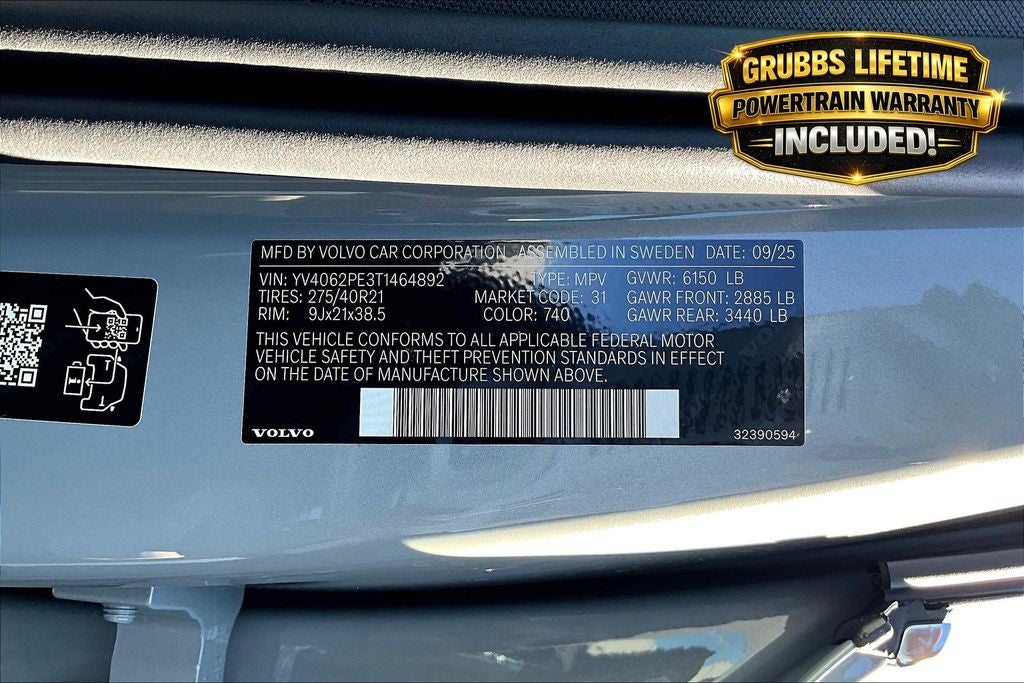 2026 Volvo XC90 B6 Plus 7-Seater