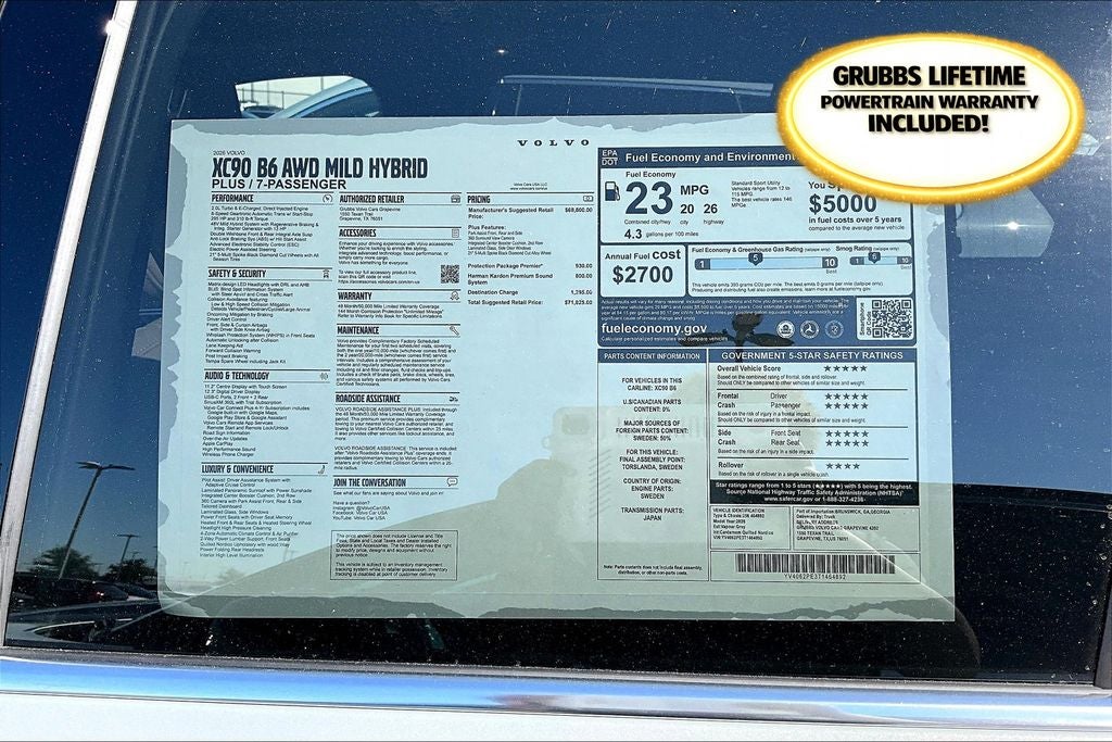 2026 Volvo XC90 B6 Plus 7-Seater