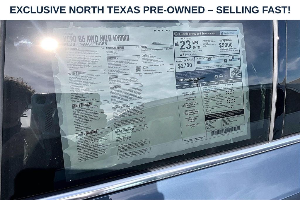 2026 Volvo XC90 B6 Plus 7-Seater