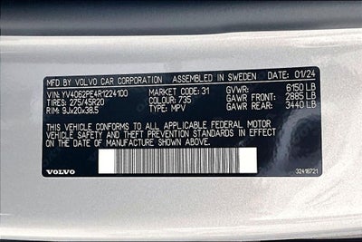 2024 Volvo XC90 B6 Plus Bright Theme