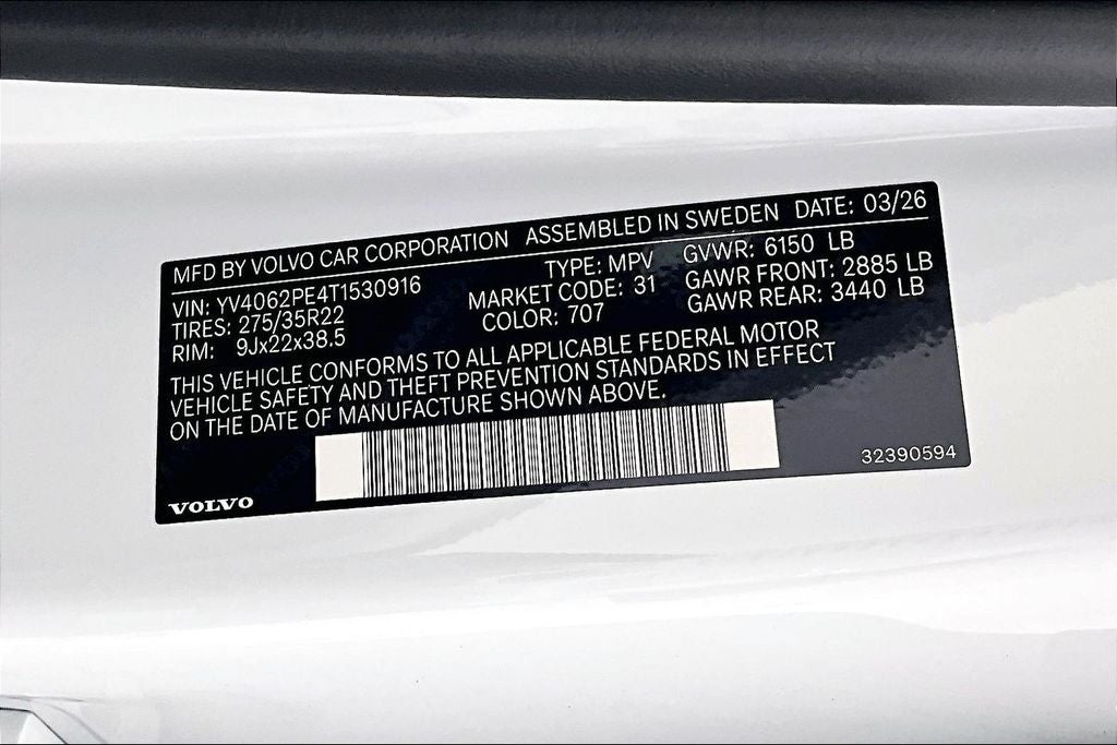 2026 Volvo XC90 B6 Plus 7-Seater