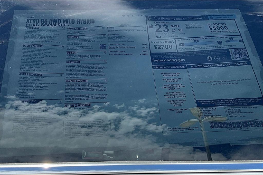 2026 Volvo XC90 B6 Plus 7-Seater