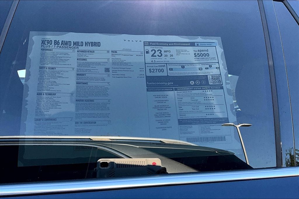 2026 Volvo XC90 B6 Plus 7-Seater