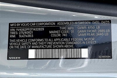 2026 Volvo XC90 B6 Ultra