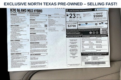 2026 Volvo XC90 B6 Ultra