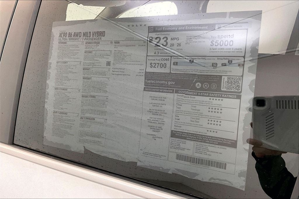 2026 Volvo XC90 B6 Ultra