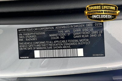 2026 Volvo XC90 B6 Ultra