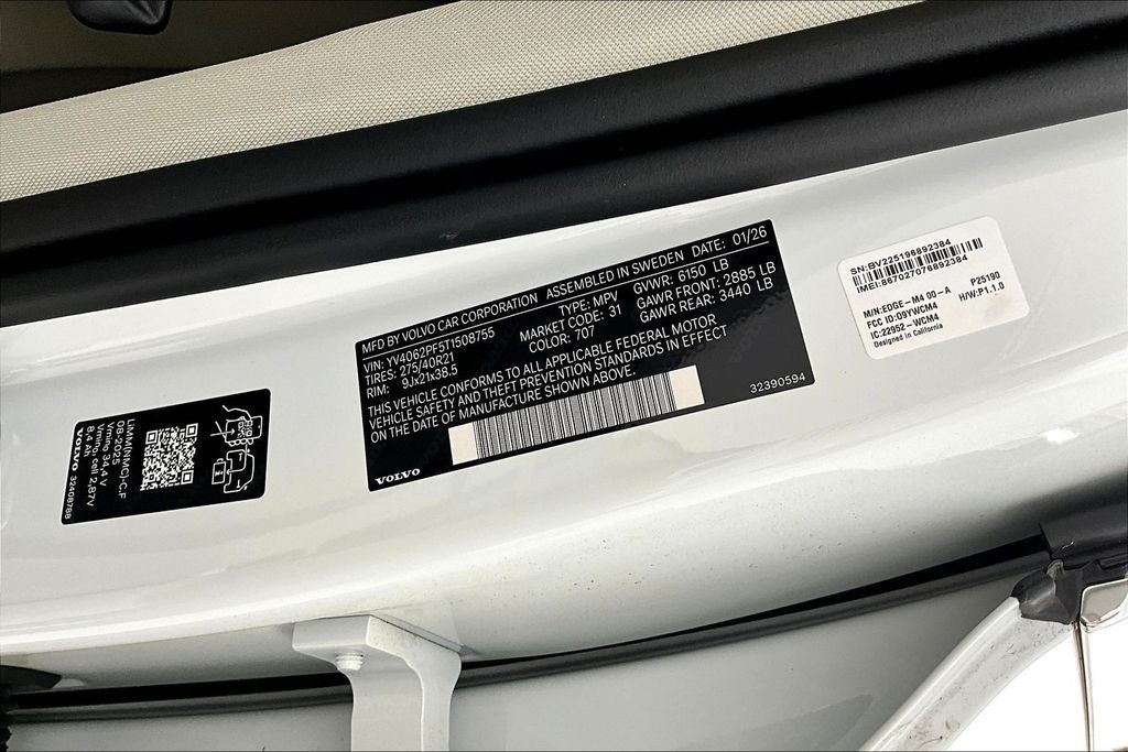 2026 Volvo XC90 B6 Ultra