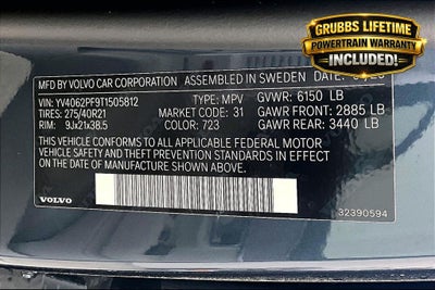 2026 Volvo XC90 B6 Ultra