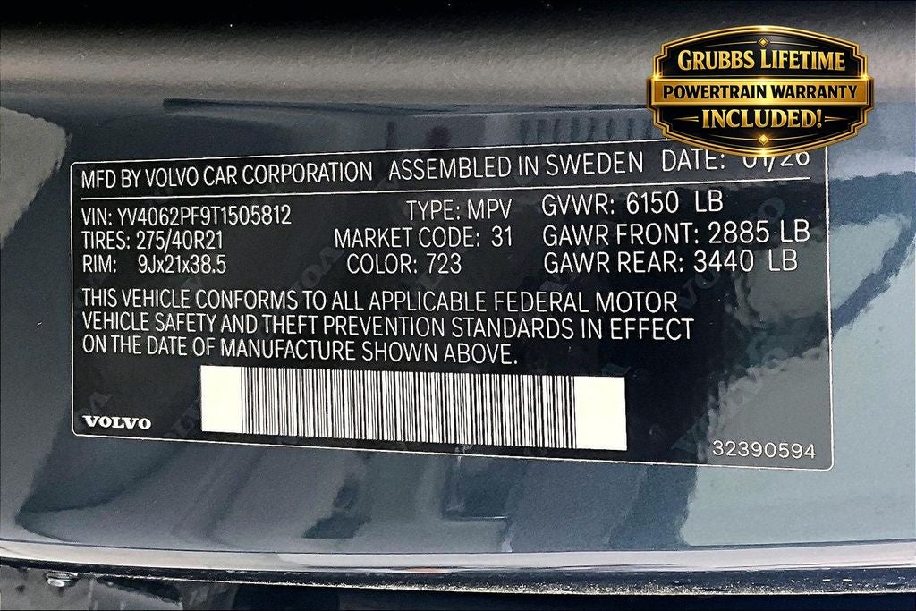 2026 Volvo XC90 B6 Ultra