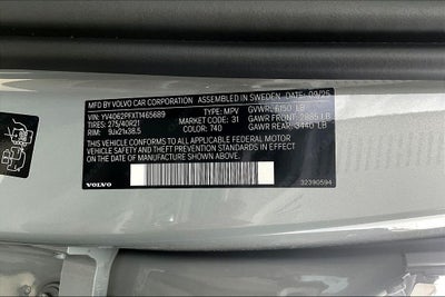 2026 Volvo XC90 B6 Ultra