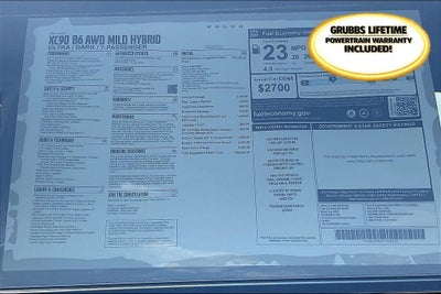 2026 Volvo XC90 B6 Ultra