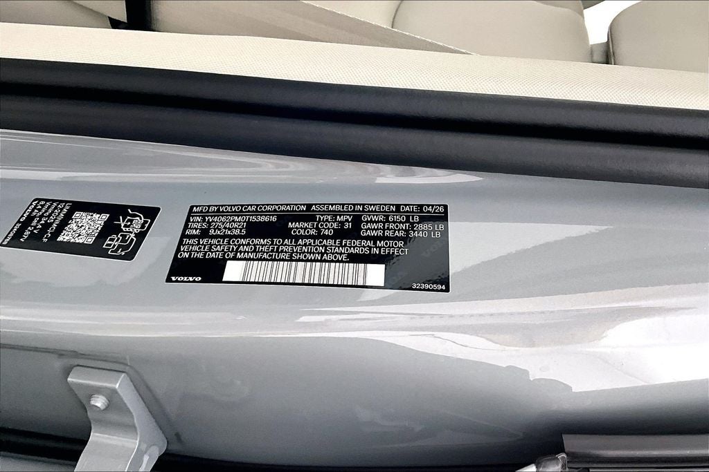 2026 Volvo XC90 B6 Ultra