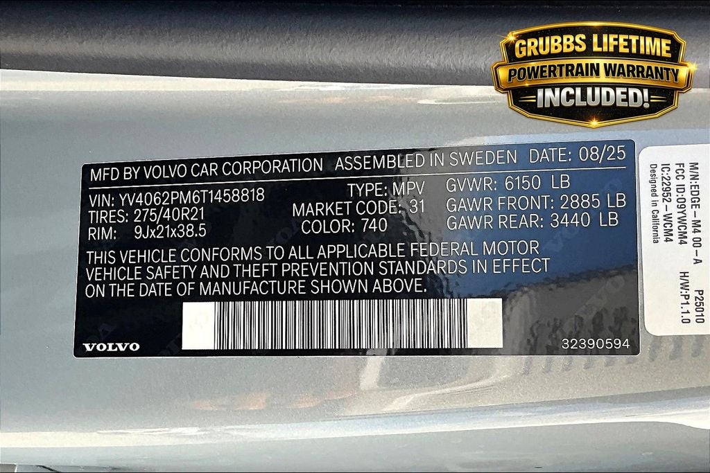 2026 Volvo XC90 B6 Ultra