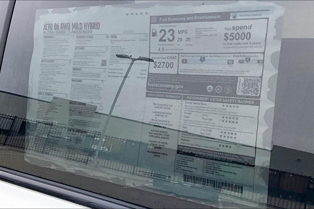 2026 Volvo XC90 B6 Ultra