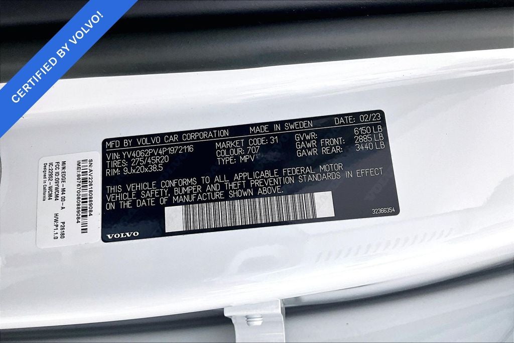 2023 Volvo XC90 B6 Core