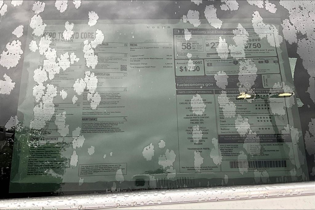 2025 Volvo XC90 Plug-In Hybrid T8 Core 7 Passenger 2025.5