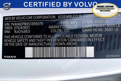 2025 Volvo XC90 Plug-In Hybrid T8 Plus 7 Passenger 2025.5
