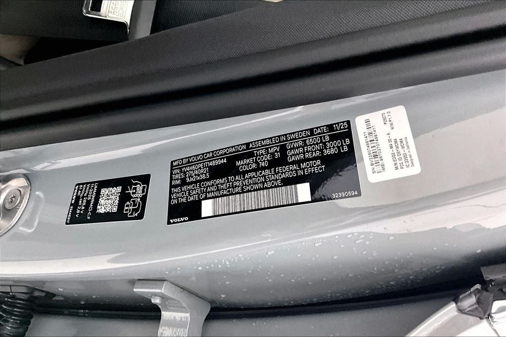 2026 Volvo XC90 Plug-In Hybrid T8 Plus 7 Passenger