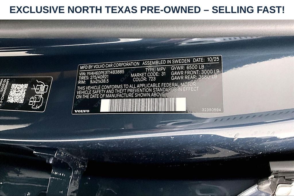 2026 Volvo XC90 Plug-In Hybrid T8 Plus 7 Passenger