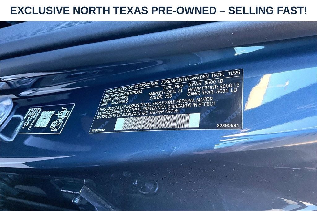 2026 Volvo XC90 Plug-In Hybrid T8 Plus 7 Passenger