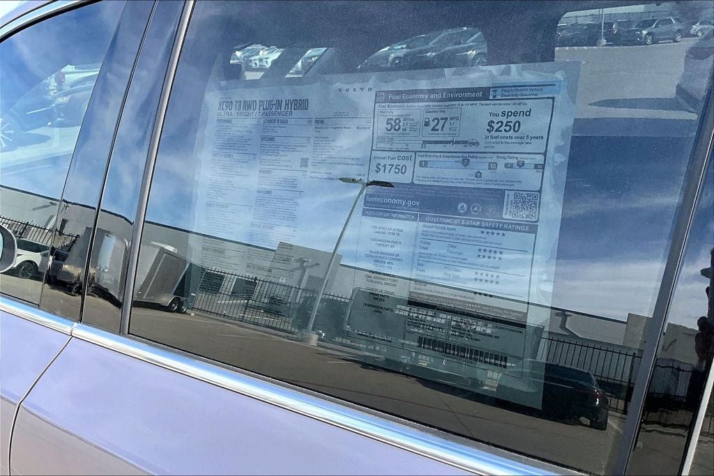 2026 Volvo XC90 Plug-In Hybrid T8 Ultra 7 Passenger