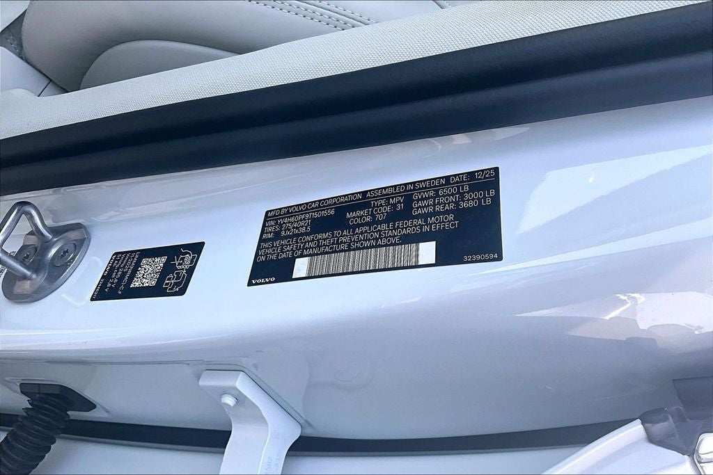 2026 Volvo XC90 Plug-In Hybrid T8 Ultra 7 Passenger