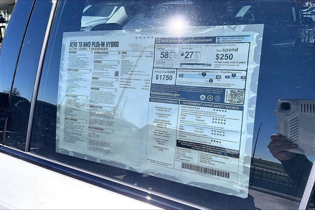2026 Volvo XC90 Plug-In Hybrid T8 Ultra