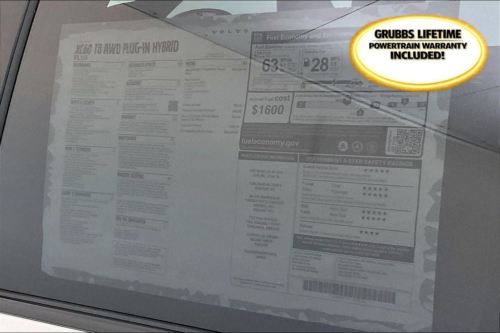 2026 Volvo XC60 Plug-In Hybrid T8 Plus