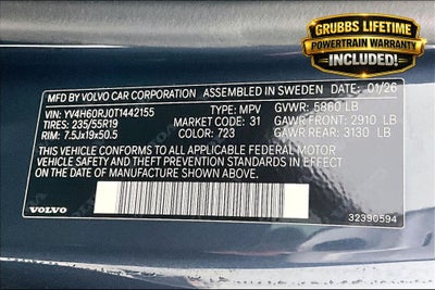 2026 Volvo XC60 Plug-In Hybrid T8 Core