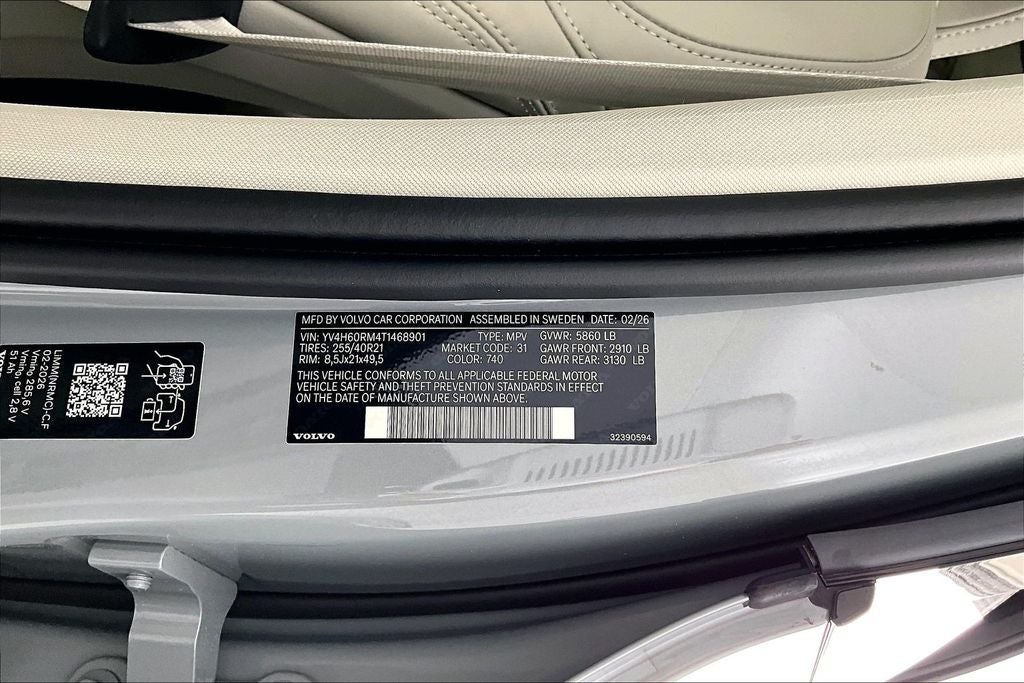 2026 Volvo XC60 Plug-In Hybrid T8 Ultra