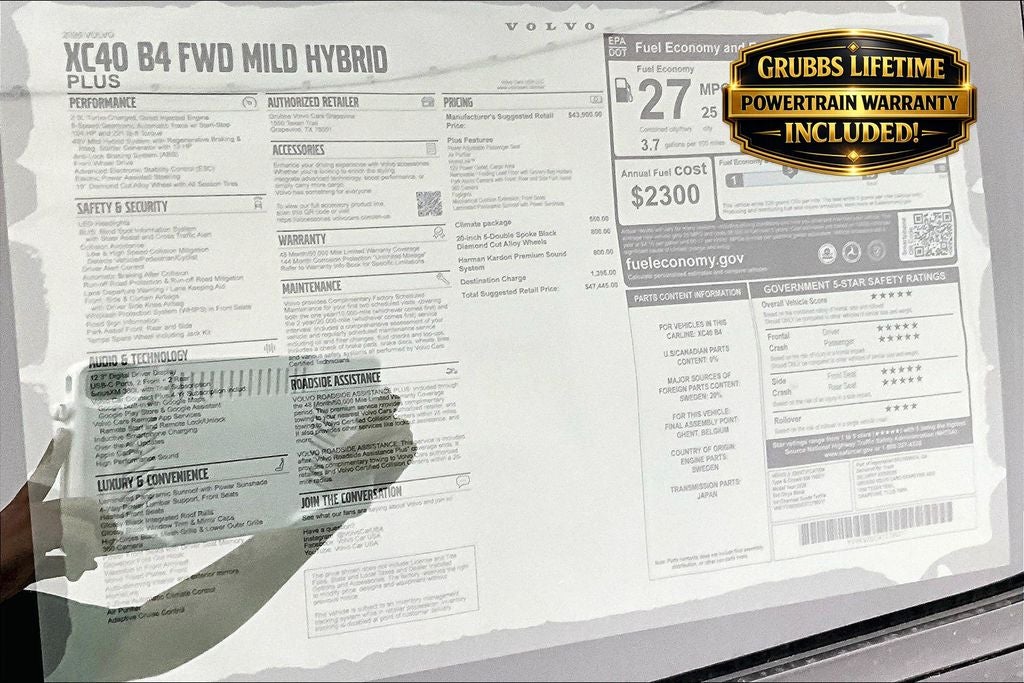 2026 Volvo XC40 B4 Plus