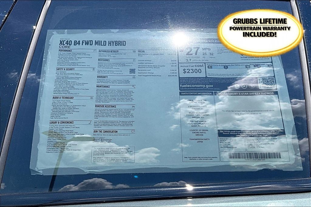 2026 Volvo XC40 B4 Core