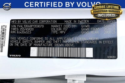 2023 Volvo XC60 B5 Ultimate Bright Theme