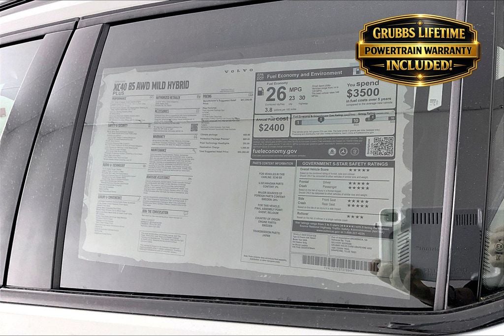 2026 Volvo XC40 B5 Plus
