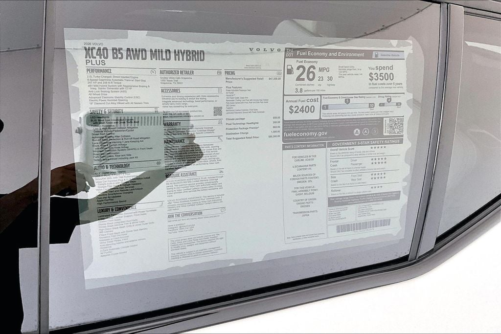 2026 Volvo XC40 B5 Plus