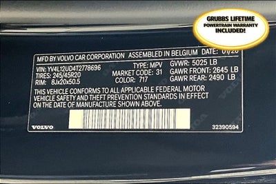 2026 Volvo XC40 B5 Ultra Black Edition