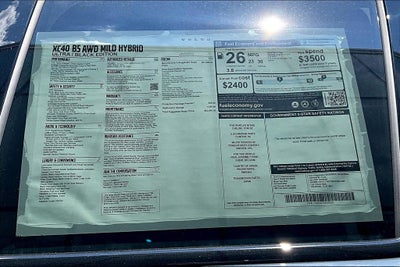 2026 Volvo XC40 B5 Ultra Black Edition