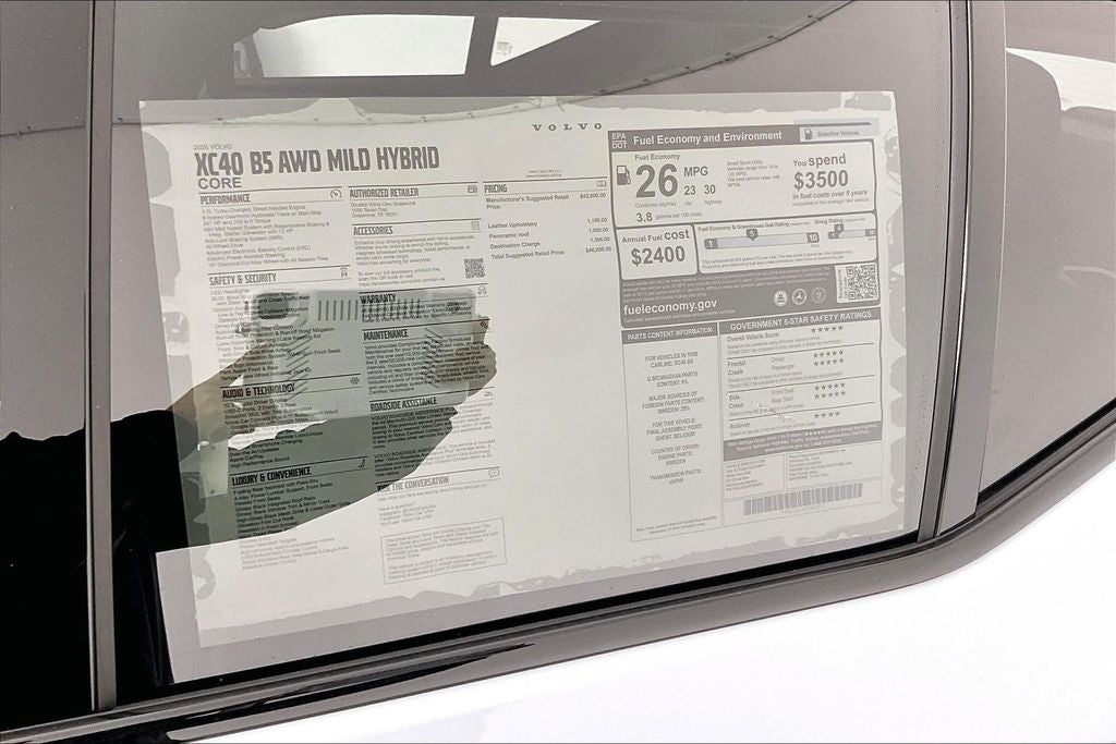 2026 Volvo XC40 B5 Core