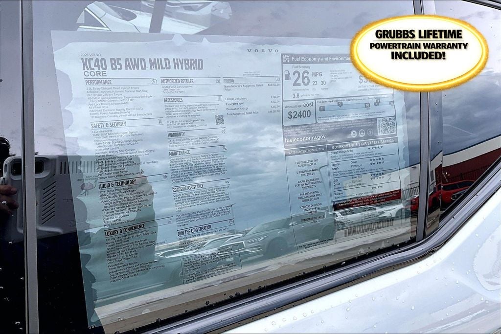 2026 Volvo XC40 B5 Core