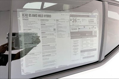 2026 Volvo XC40 B5 Ultra