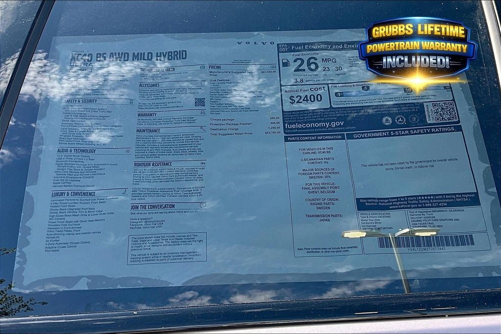 2026 Volvo XC40 B5 Ultra