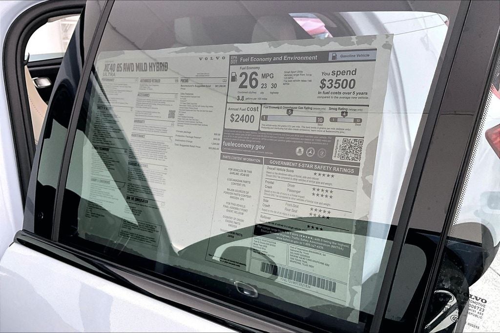 2026 Volvo XC40 B5 Ultra