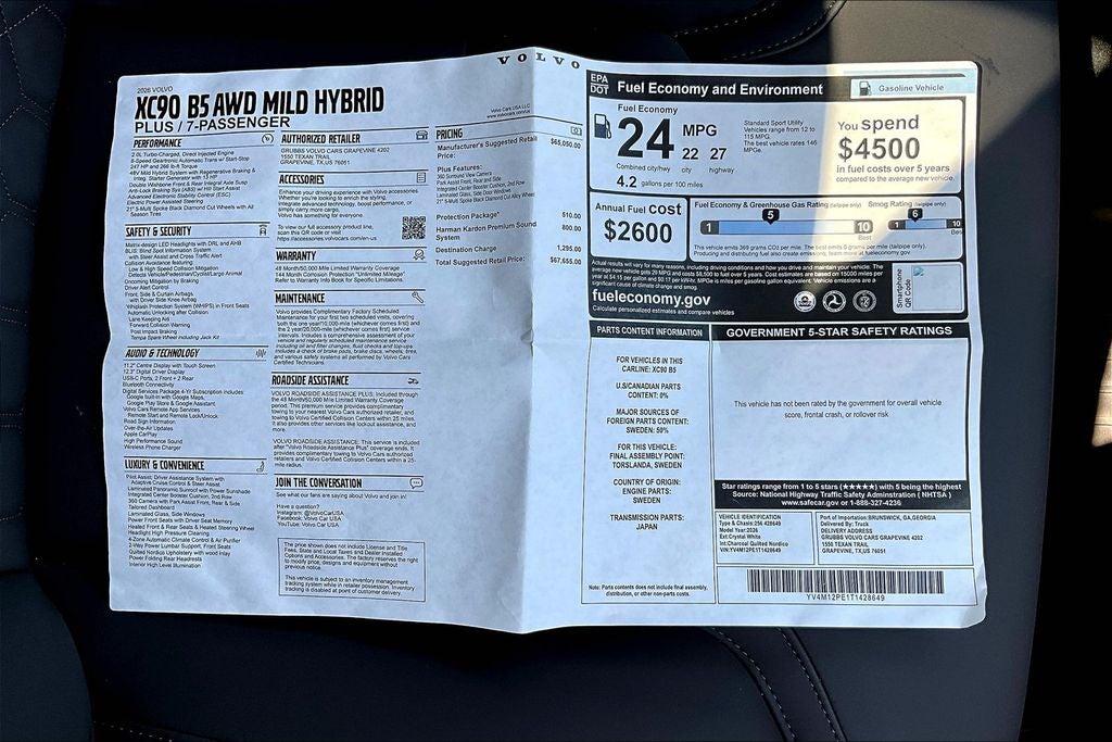 2026 Volvo XC90 B5 Plus